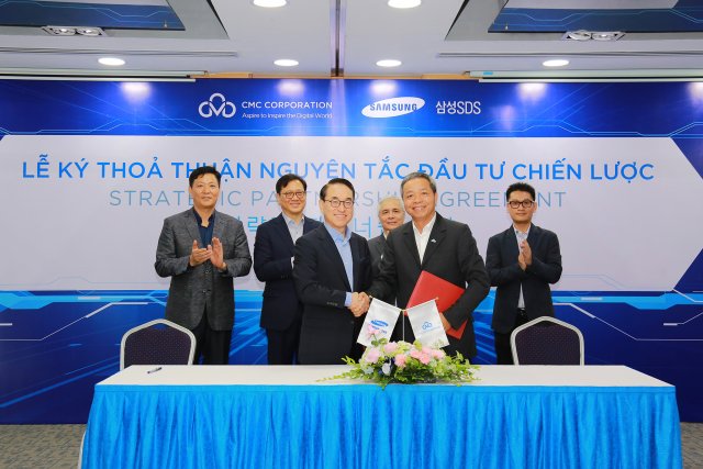 CMC_photo__chen_tin_Thu_booked_27-5-19 트남 IT기업 CMC & 삼성SDS간의 전략적 투자 계약 체결식
