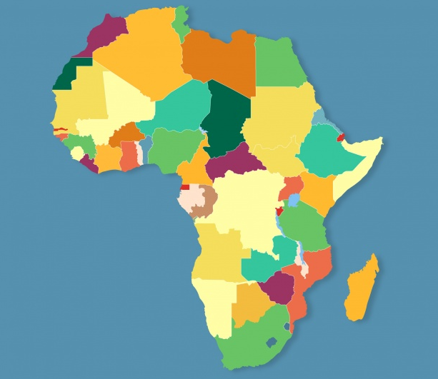 Africa map of IT outsourcing countries